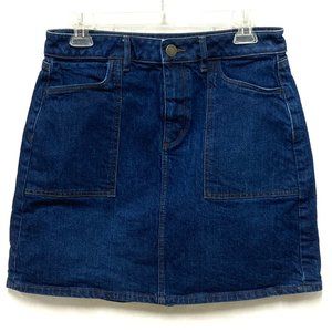 LOFT Outlet Denim Mini Skirt Women's Size 4 Blue